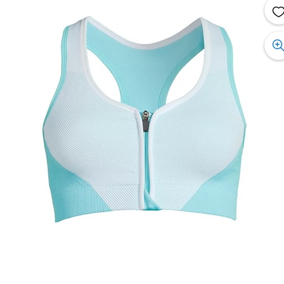 Avia Women's Seamless Zip Front Sports Bra New W/Tags XXL - Picture 3 of 5